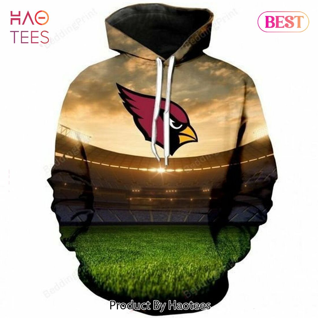 HOT Arizona Cardinals Stadium Background 3D Hoodie