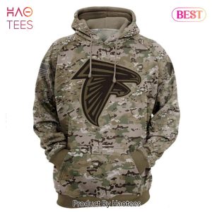HOT Atlanta Falcons Logo Camo 3D Hoodie Atlanta Falcons
