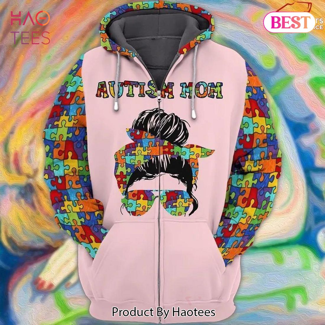 HOT Autism Awareness Autism Mom 3D Hoodie For Women