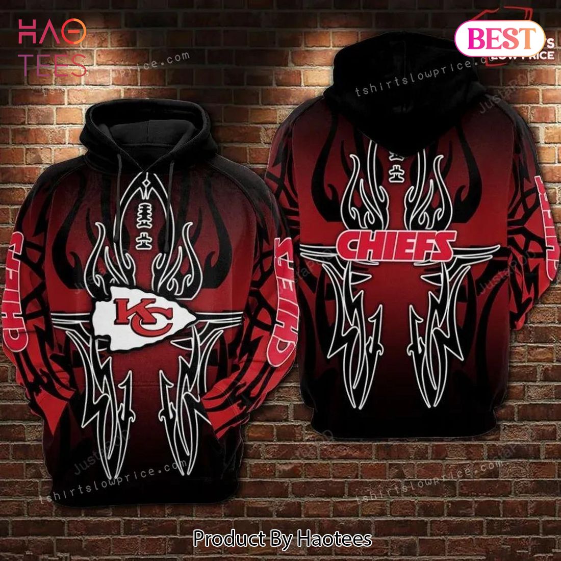 HOT Awesome NFL Kansas City Chiefs 3D Hoodie HOT Awesome NFL Kansas City Chiefs 3D Hoodie