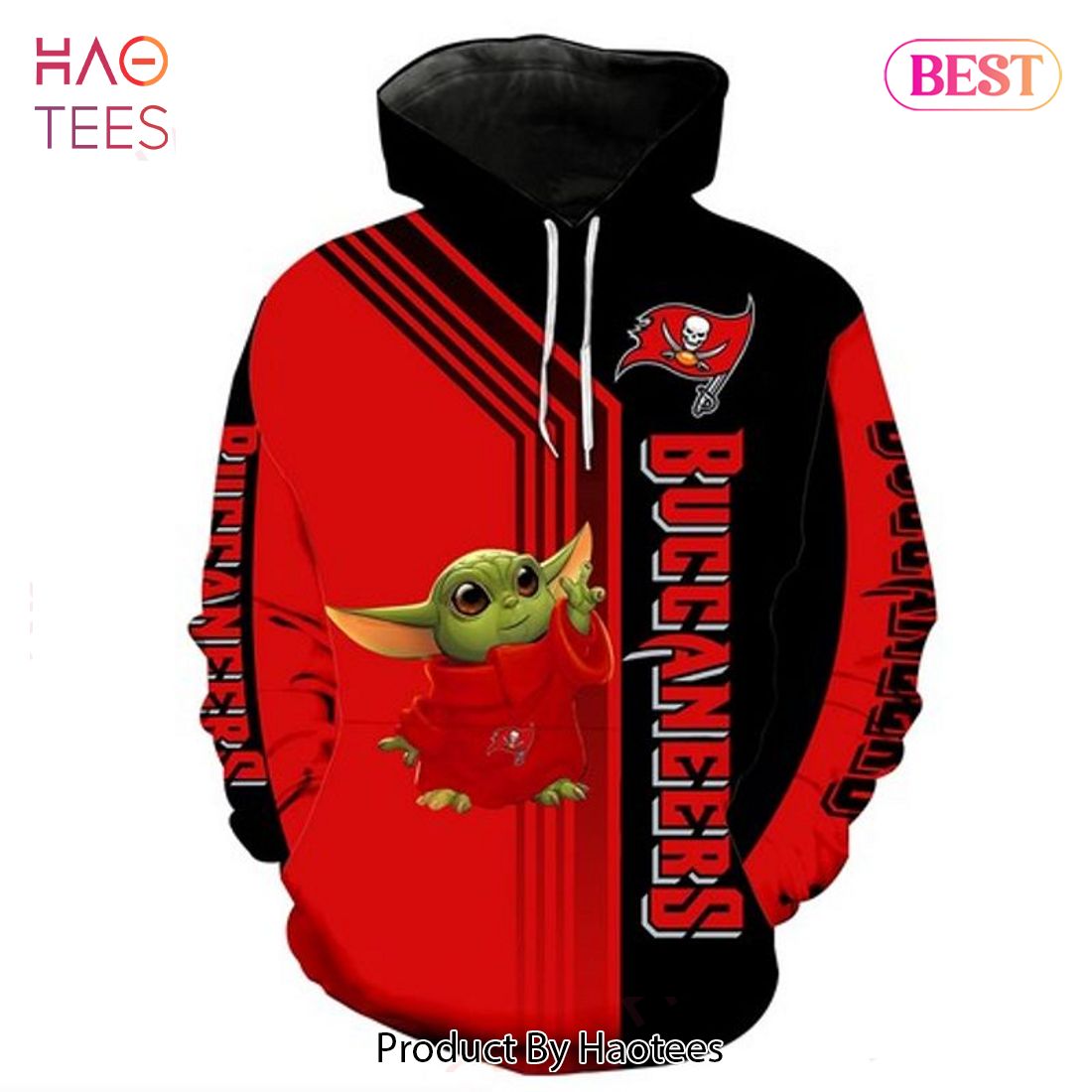 HOT Baby Yoda Tampa Bay Buccaneers 3D Hoodie