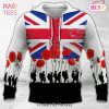 HOT British Army Anzacday 3D Hoodie