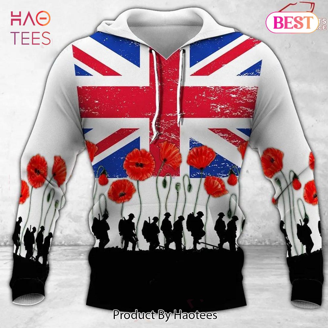 HOT British Army Anzacday 3D Hoodie