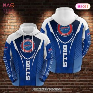 HOT Buffalo Bills Football Team Big Logo Apparel Best Seller Gift For Fans 3D Hoodie