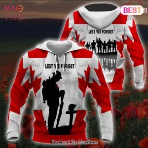 HOT Canada Army Veteran 3D Hoodie