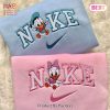 HOT Nike Mix Chocolate & Cream Matching Set Embroidered Hoodie, Sweatshirt