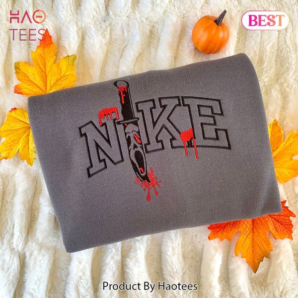 nike flame embroidered sweatshirt