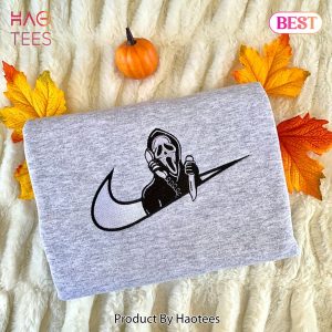 HOT Ghost Face Phone Sw00sh Embroidered Hoodie, Sweatshirt