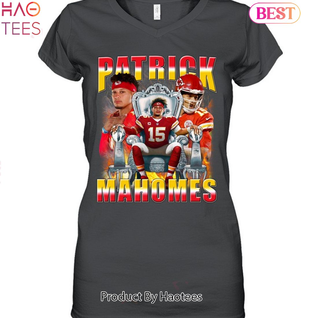 Kansas City Chiefs Patrick Mahomes Face Long sleeve shirt