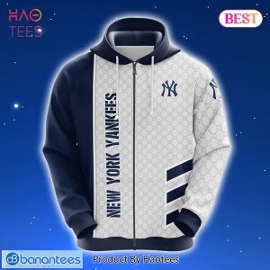HOT New York Yankees MLB Blue Unisex 3D Hoodie Zip Hoodie