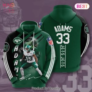 HOT TREND Adams 33 Style 2 New York Jets 3D Hoodie