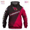 HOT TREND Arizona Cardinals Football Long Sleeve Hooded Pocket 3D Hoodie