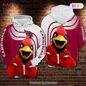 HOT TREND Arizona Cardinals Mascot 3D Hoodie Arizona Cardinals Christmas Gifts