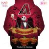 HOT TREND Arizona Diamondbacks MLB Jack Skellington 3D Hoodie