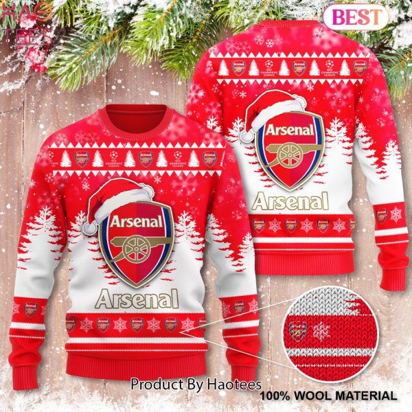 HOT TREND Arsenal 3D Ugly Sweater