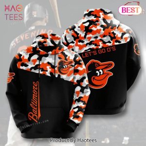 HOT TREND Baltimore Orioles Red Camo 3D Hoodie