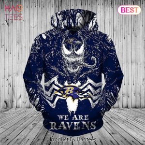 HOT TREND Baltimore Ravens Fans Gift We Are Ravens Venom 3D Hoodie