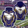 NEW Carolina Panthers Logo 3D Hoodie Carolina Panthers