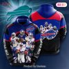 HOT TREND Buffalo Bills Football Team Lovers Blue Red Black 3D Hoodie