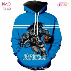 HOT TREND Carolina Panthers Mascot 3D Hoodie Carolina Panthers Fathers Day Gifts