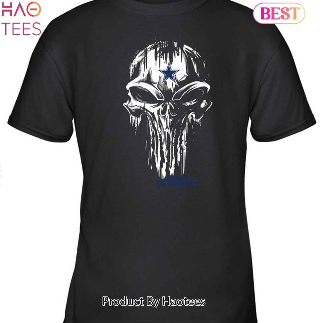 HOT TREND Dallas Cowboys Skullcap Unisex T-Shirt HOT TREND Dallas Cowboys Skullcap Unisex T-Shirt