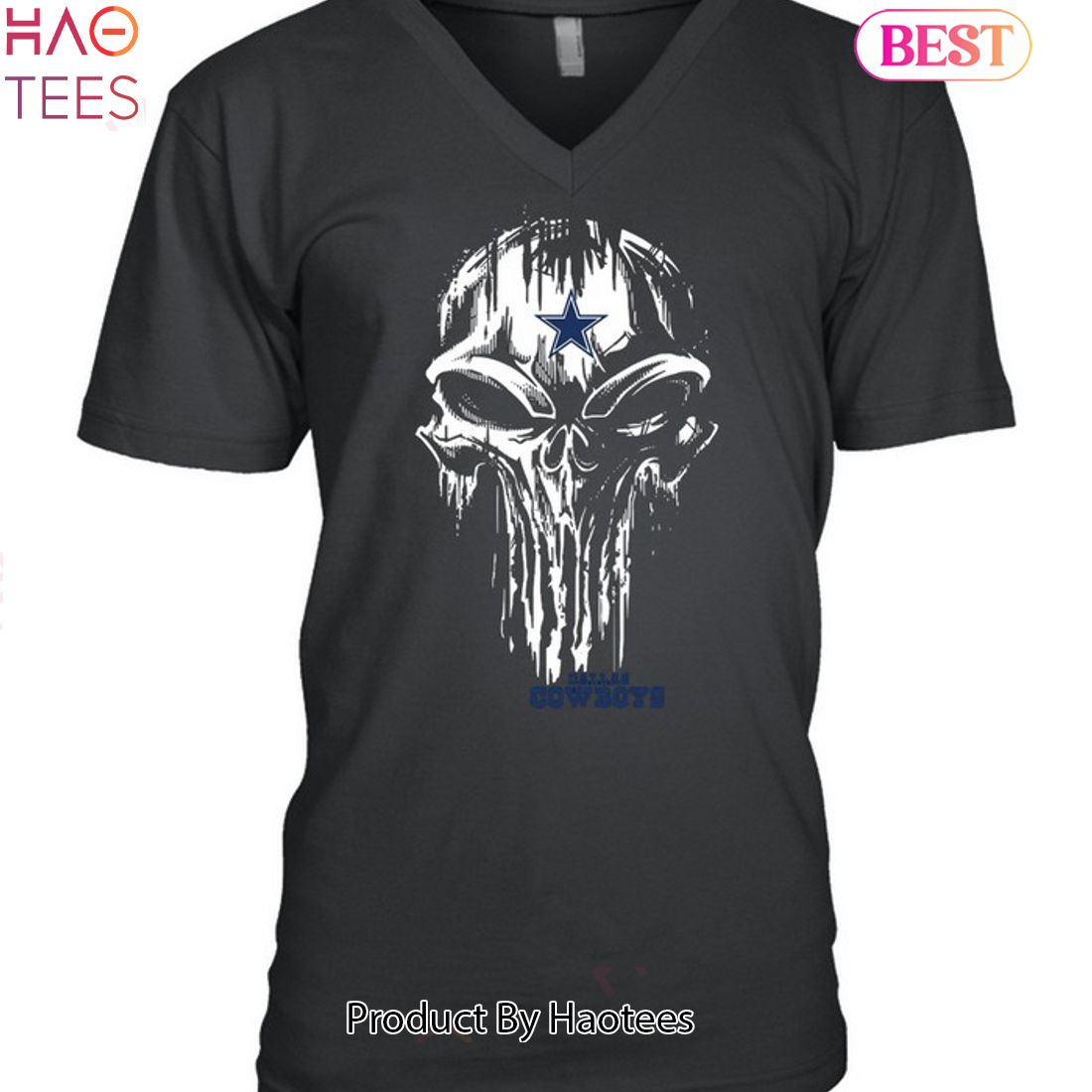 HOT TREND Dallas Cowboys Skullcap Unisex T-Shirt HOT TREND Dallas Cowboys Skullcap Unisex T-Shirt