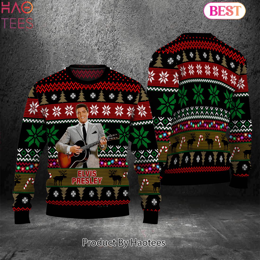 HOT TREND Elvis Presley Ugly Sweater