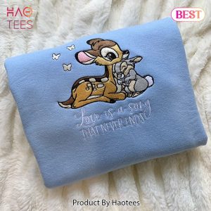 HOT TREND Love is a Song Embroidered Hoodie, Sweatshirt