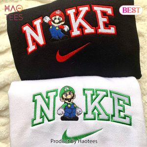 HOT TREND Super Bros Matching Set Embroidered Hoodie, Sweatshirt