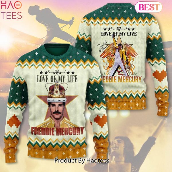 HOT TRENDING Freddie Mercury 3D Ugly Sweater