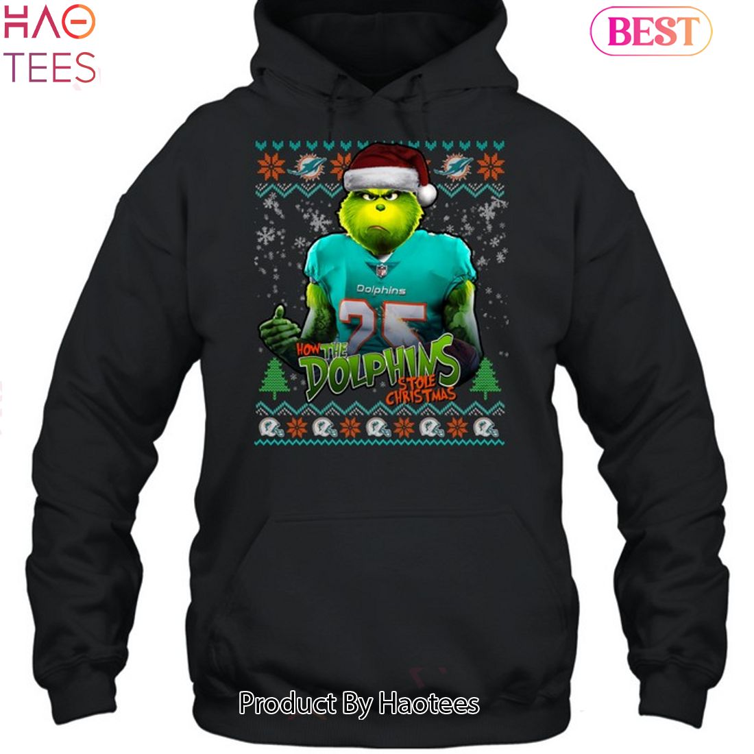 How The Miami Dolphins Stole Christmas Unisex T-Shirt How The Miami Dolphins Stole Christmas Unisex T-Shirt