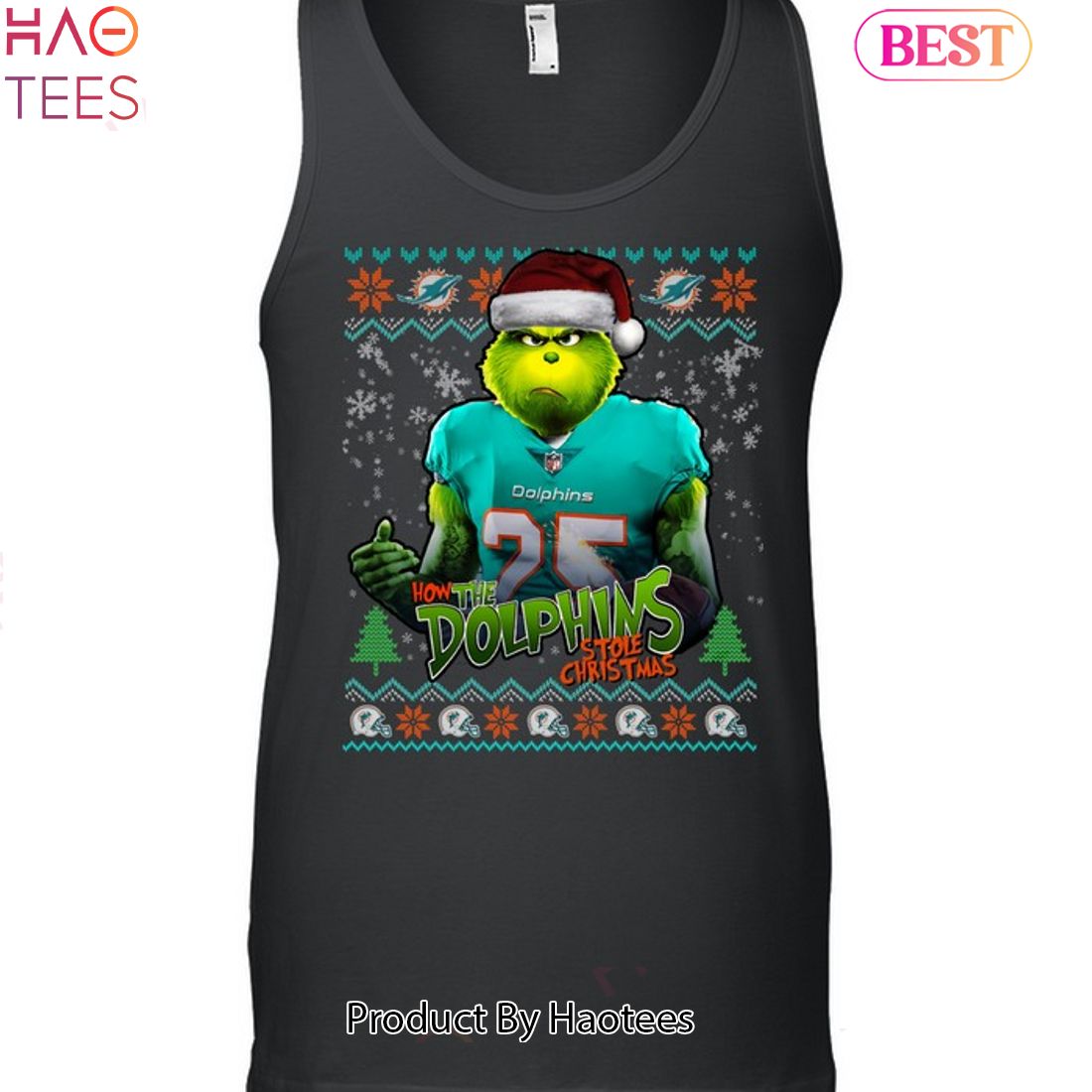 How The Miami Dolphins Stole Christmas Unisex T-Shirt How The Miami Dolphins Stole Christmas Unisex T-Shirt