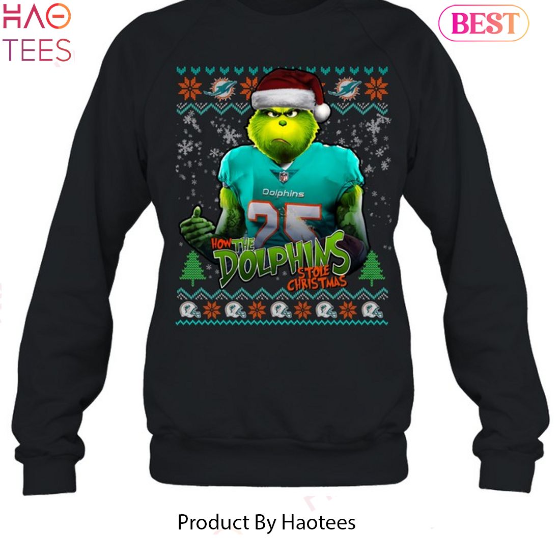 How The Miami Dolphins Stole Christmas Unisex T-Shirt How The Miami Dolphins Stole Christmas Unisex T-Shirt