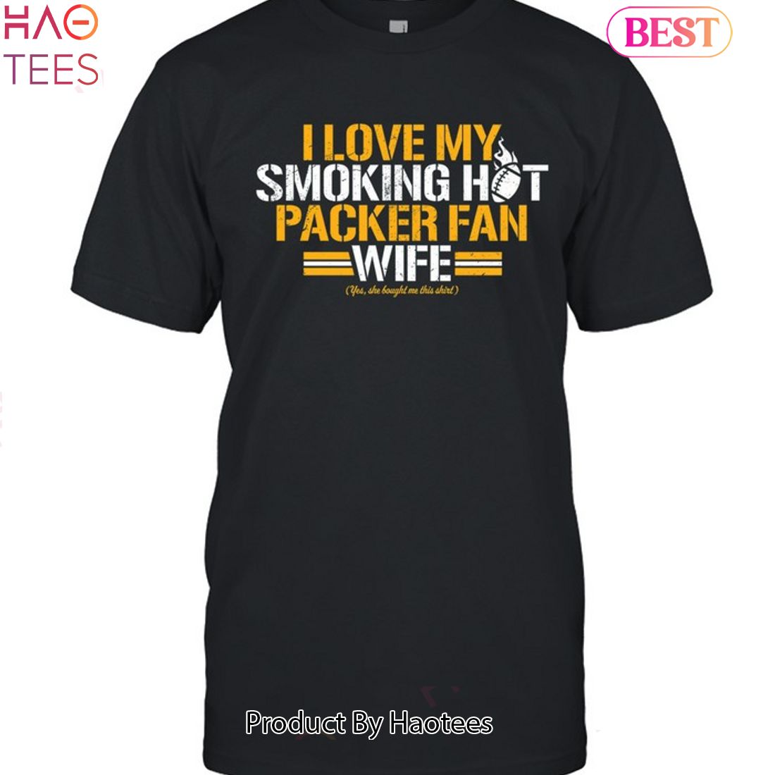 I Love Green Bay Packers Fan Unisex T-Shirt