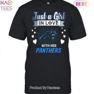 Just A Girl In Love With Her Carolina Panthers Unisex T-Shirt