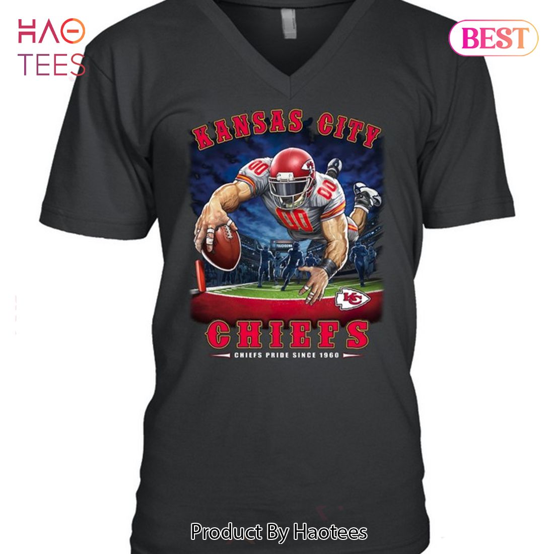 Kansas City Distressed Helmet Tank Top Chiefs Distressed 