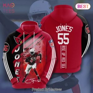 LIMITED Arizona Cardinals Chandler Jones 3D Hoodie