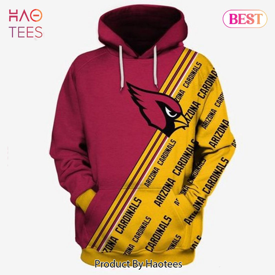 LIMITED Arizona Cardinals Football Many Logo For Fans 3D Hoodie
