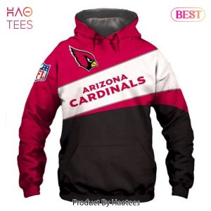 LIMITED Arizona Cardinals Football White Red Pullover Gift For Fans 3D Hoodie