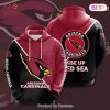 TRENDING Arizona Cardinals Football American Flag Full Printing 3D Hoodie