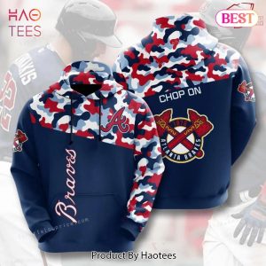 LIMITED Atlanta Braves Camo 3D Hoodie