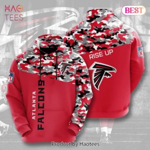 LIMITED Atlanta Falcons Logo Rise Up 3D Hoodie Atlanta Falcons Father’s Day Gifts