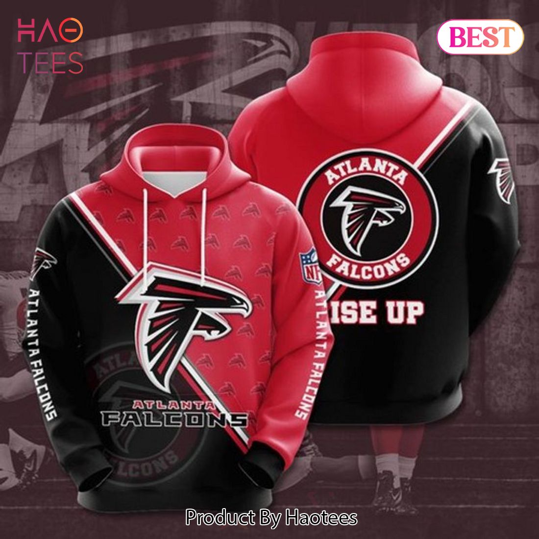 Atlanta Falcons Rise Up Logo Shirt, hoodie, sweater, long sleeve