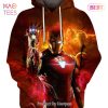 LIMITED Avengers Marvel I Am Iron Man Armor 3D Hoodie