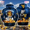 LIMITED Baby Groot It’s My West Virginia Mountaineers DNA 3D Hoodie NCAA Gifts