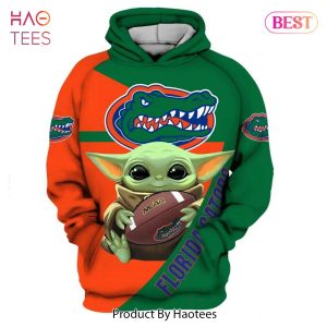 LIMITED Baby Yoda Hug Ball Florida Gators 3D Hoodie Gifts For Florida Gators Fans