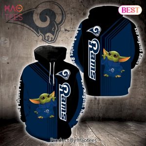 LIMITED Baby Yoda Lovers Los Angeles Rams 3D Hoodie