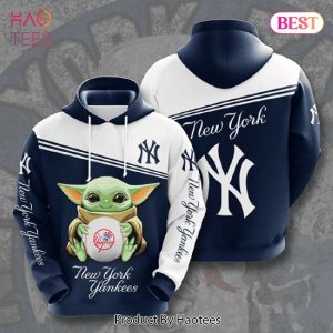 LIMITED Baby Yoda New York Yankees 3D Hoodie Yankee