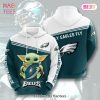 LIMITED Baby Yoda Philadelphia Eagles 3D Hoodie Philadelphia Eagles Gifts For Her