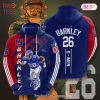 LIMITED Bankley 26 New York Giants 3D Hoodie New York Giants